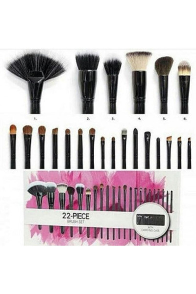 LOVEME BEAUTY Coastal Scents 22-Piece Makeup Brush Set by Loveme Beauty