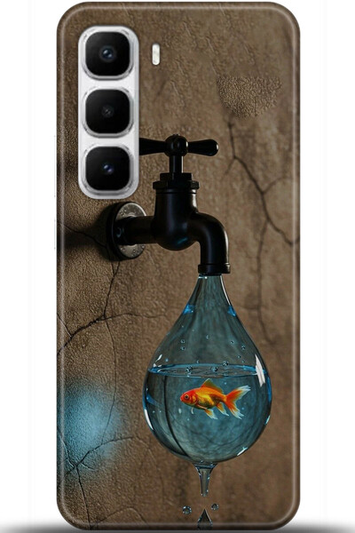 adveksiyon Infinix Hot 60 Pro Plus Case Hd Printed Case - I Am Defenseless 5748