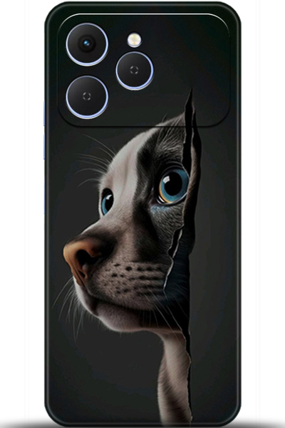 TECNO حافظة سبارك 40 مطبوعة بتقنية HD - أنا عديمة الحماية 5108