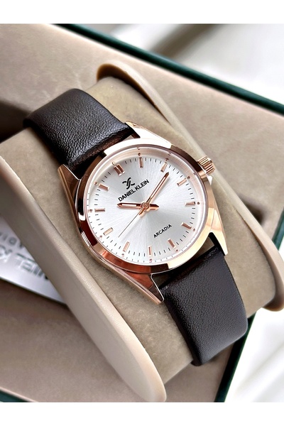 Daniel Klein Leather Cord Women's Wristwatch 30 mm