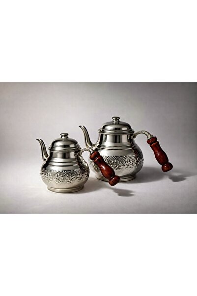 MARZEN HOME Büyük Boy El işlemeli Bakır Çaydanlık