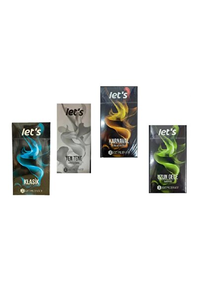 Lets Prezervatif 12 Li Klasik + Ten Tene + Karnaval + Uzun Gece
