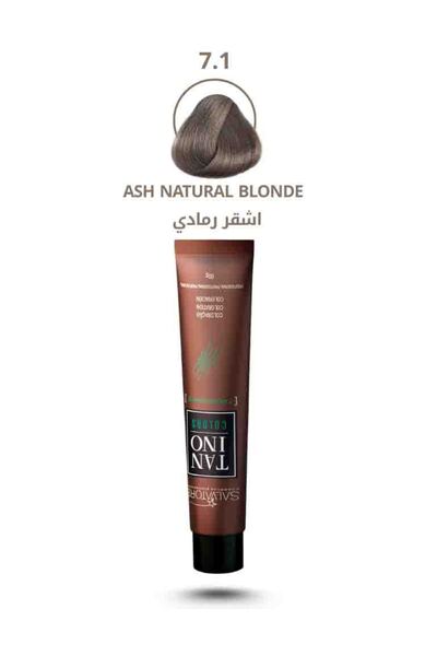 salvatORE Tanino hair dye, ash blonde, shade 7.1