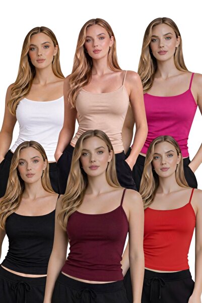 bykombincim Ženska potkošulja od 6 delova sa naramenicama od 100% VISKOZNE ni...