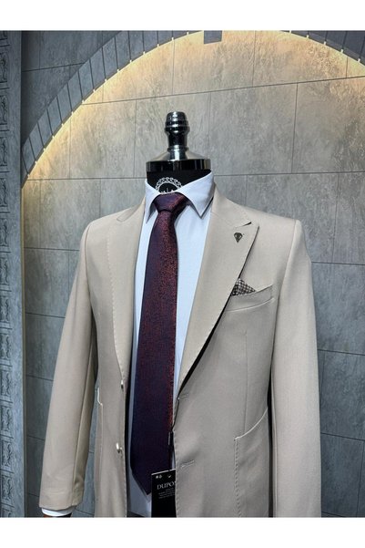 Dupont Modern Men's Suit – Punto Collar Slim Fit Pocket