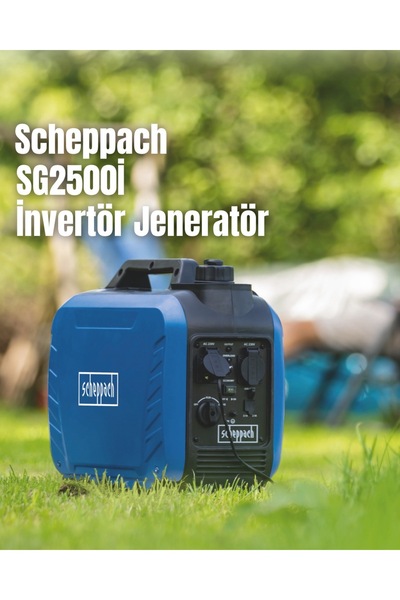 Scheppach SG2500İ 2 Kw Invertörlü Benzinli Portatif Jeneratör