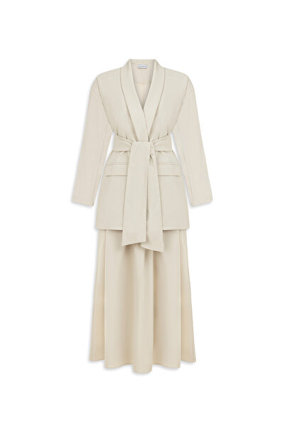 praye Σετ με ζακέτα και φούστα Taş