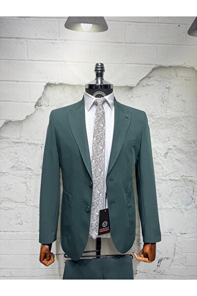 Dupont Modern Erkek Takım Elbise – Punto Yaka Slim Fit Torba Cep