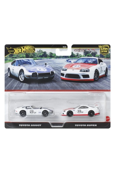 mattel Hot Wheels Σετ Premium με 2 Μοντέλα από Χυτό Μέταλλο Toyota 2000GT και...