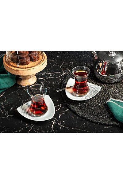 Porland 4 Parça 2 Kişilik Çay Takımı