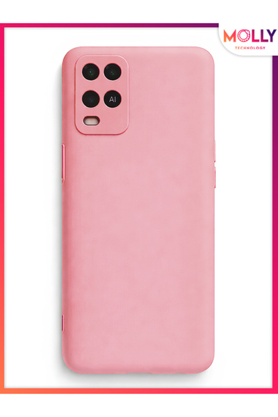 Molly Cotton Candy Liquid Inside Velvet Matte Silicone Case for Oppo A54