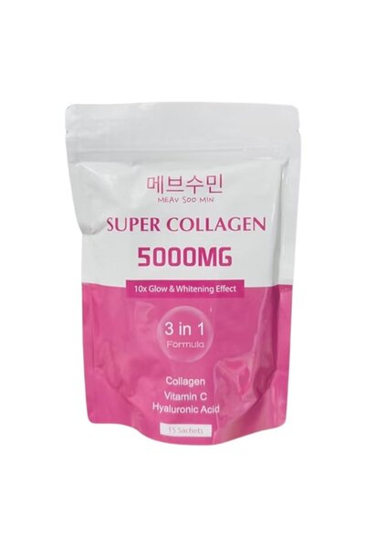 Collagen4u Meav Soo Min Collagen 5000 mg 3 in 1 Formula 10 X Glow & Whitening...