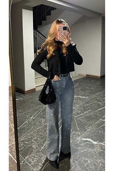 Sheroe Taşlı Pantolon Premium Küçük Baklava