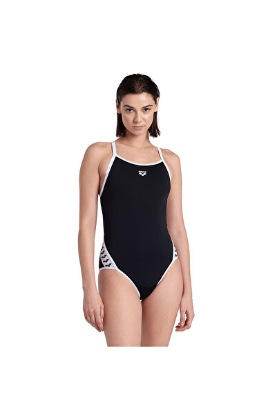 ARENA Icons Super Fly Back Solid Kadın Siyah Yüzücü Mayosu 005036510