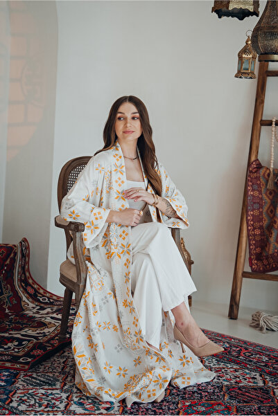 Marvella By Rasha Golden Pearl Abaya