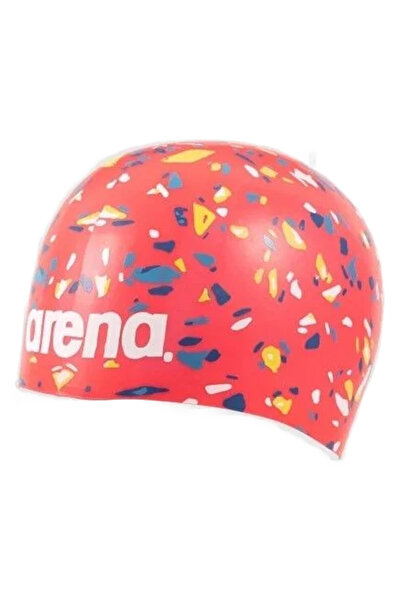 ARENA Poolish Molded Unisex Red Swimming Cap 1E774243