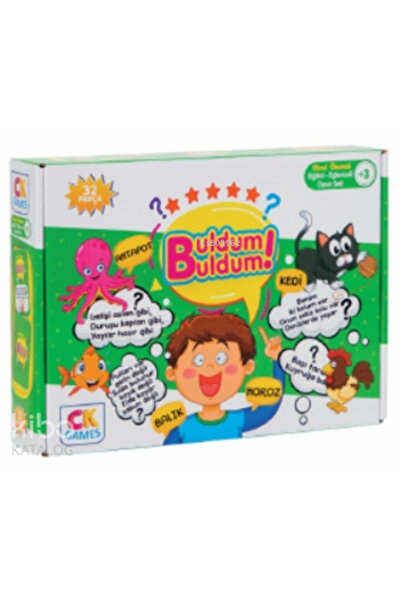 Otantik Kitap Buldum Buldum Okul Öncesi Oyun Seti +3 Yaş;Eğitici Öğretici 32 ...