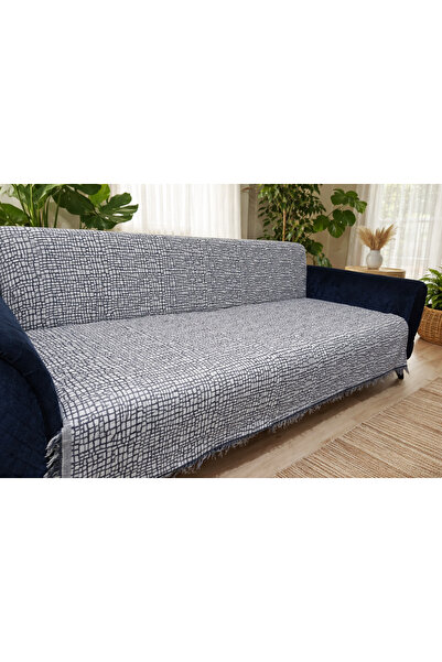 Ferit salıcı غطاء أريكة قطني قابل للتحويل إلى سرير مقاس 170x215 أنثراسايت، ذو...