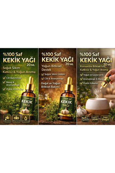 BİORGANİX Life %100 Saf Kekik Yağı 20 ML – Soğuk Sıkım, Katkısız Doğal Bakım