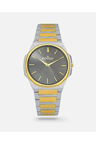 svisrose Sefrose Steel Men's Watch in Silver and Gold
