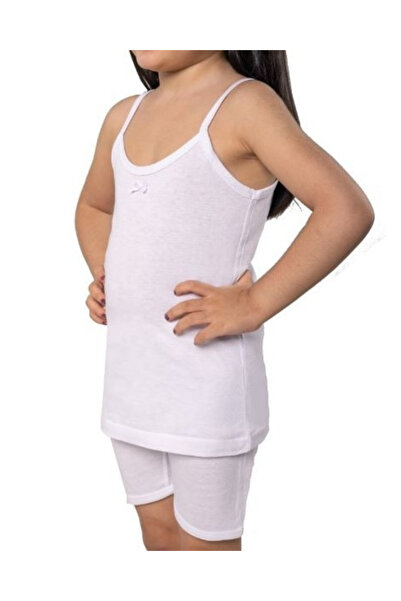 KAİZEN طقم ملابس داخلية بناتي فنيلة علاقي خيط وشورت قطن 100% سنة - 6 سنوات (3...