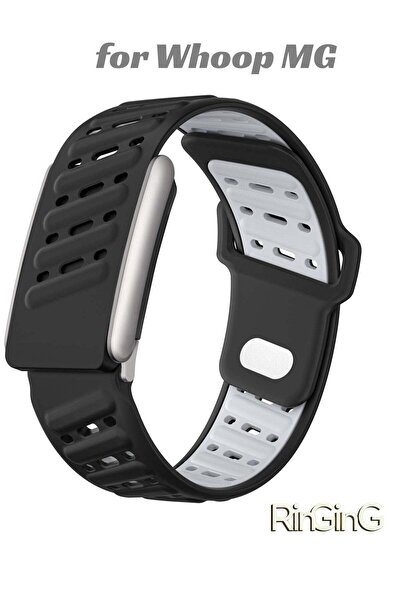 RinGinG Rugged Comfort Silicone Wristband Compatible with WHOOP 5, MG Band