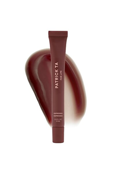 PATRICK TA مرطب شفاه ملون فائق الترطيب والتنعيم مع فيتامين هـ 15 غرام - إسبريسو