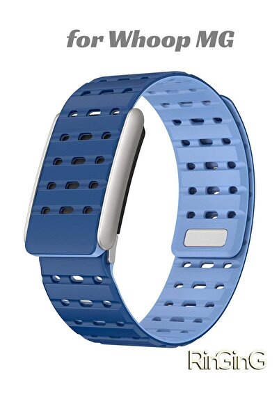 RinGinG سوار رياضي بديل من السيليكون المغناطيسي المعدل متوافق مع جهاز WHOOP 5.0