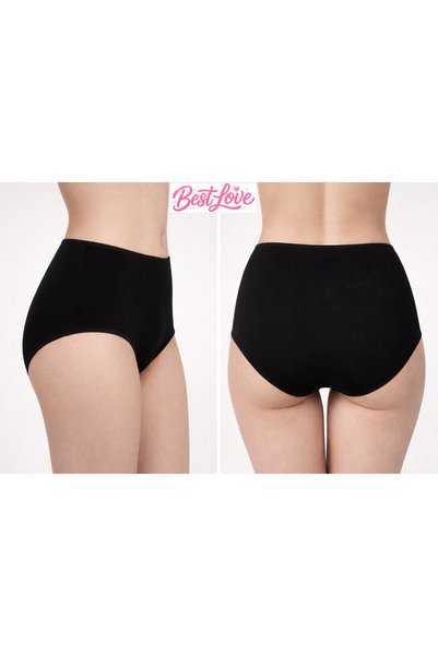 BEST LOVE Women's Panties, Women's High Waist Bato Panties Pack of 7 Multicolor