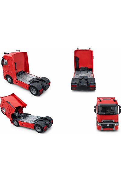 Tıfıl Toys Işıklı Sesli Pilli Metal Çek Bırak Renault Tır - Kırmızı