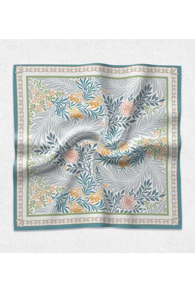 Trendmiya Pastel Spring Patterned Scarf