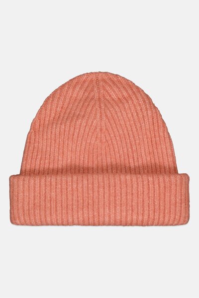 Fire & Glory Women Knitted Beanie, Peach