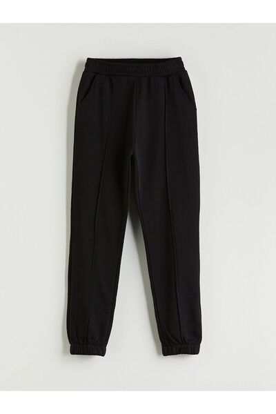 LC Waikiki Girls' Jogger Sweatpants with Elastic Waist