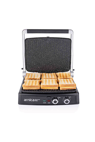 Arnica Diamond Pro Tost Makinesi Siyah GH26411