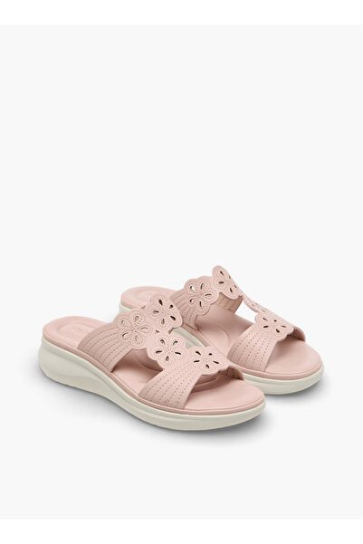 Flora Bella by Shoexpress Women Floral Cutout Wedge Heel Sandals