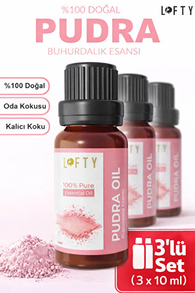 Singularis 3 Adet Lofty Pudra Uçucu Yağ Buhurdanlık Esansı Oda Kokusu Uçucu E...