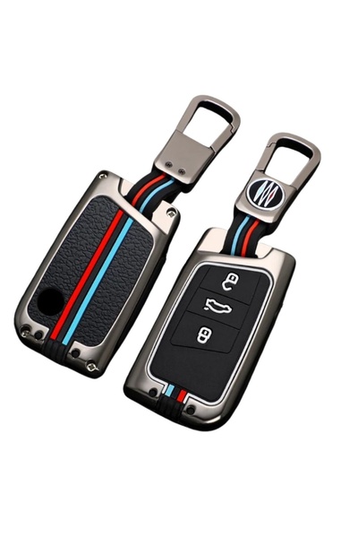 AUTOTOB Husa cheie metalica ultrarezistenta AUTOTOB®, VW Seat Skoda Cupra, gu...