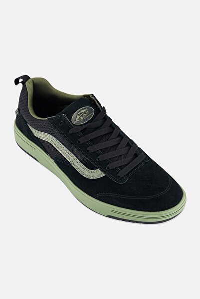 Vans Men Zahba Lace Up Skateboarding Shoes, Black