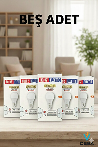 cesaa elektirik Ampul Horoz elektrik 15W Beyaz ışık Led Ampul premier 15Watt ...
