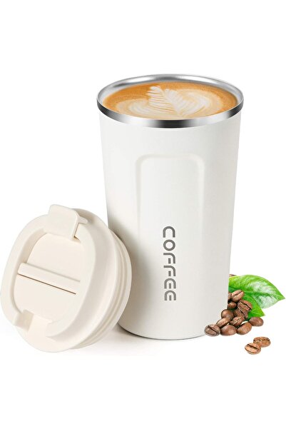 LA' PRECIOUS Vacuum Insulated Stainless Steel Travel Mug, Leakproof 510ml