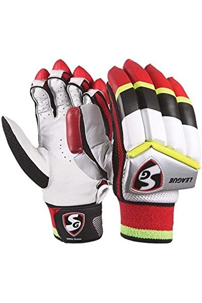 SG League LH Batting Gloves Youth – Leather Palm with Ventilated Gusset