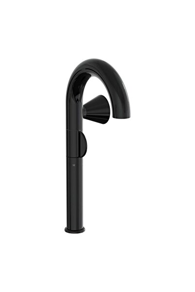 VitrA Liquid High Basin Faucet (Right-Handed Use) Glossy Black A4279139