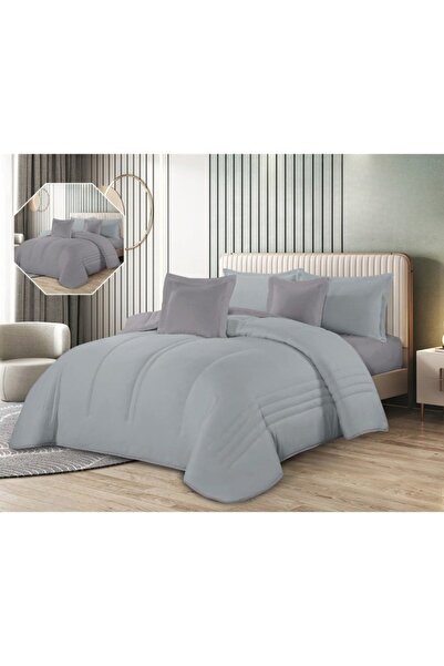 smart home Luxury 6-Piece Bedding Set – Duvet Cover, Fitted Sheet, Pillow & C...