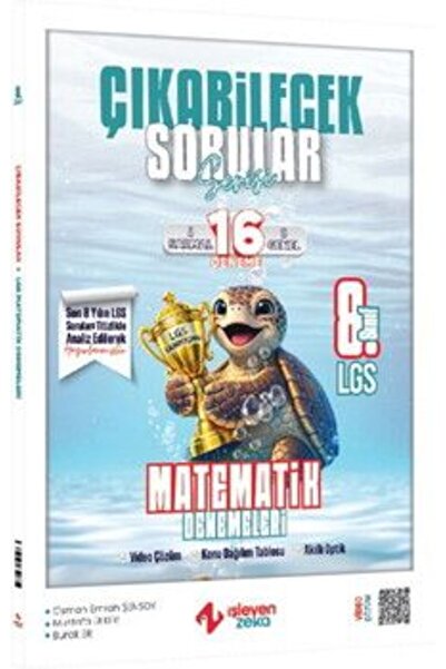 İşleyen Zeka Yayınları İşleyen Zeka 8. Sınıf LGS Matematik Çıkabilecek Sorula...