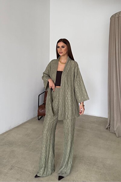 LAMİFUSTORE Bürümcük Kimono Set