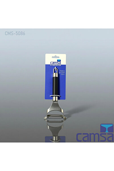 Queen’s Kitchen Black Handle Steel Peeler 18 cm