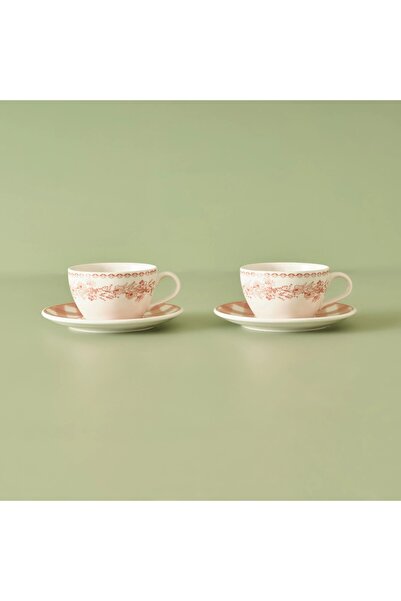 Bella Maison Pavia 2'li Çay Fincanı Somon (270 cc)