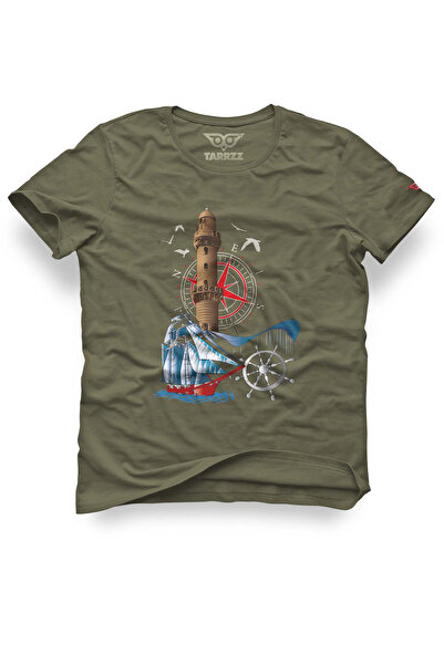 Tarrzzcom Unisex Design Tshirt Lighthouse Printed T-Shirt Sailor Tshirt