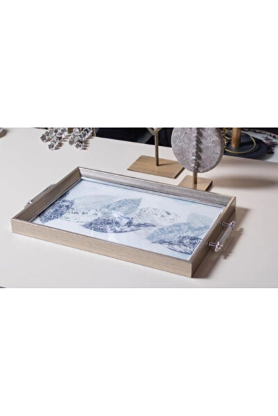 PINALE ART Lüks Dekoratif Sunum Tepsisi , Çay , Kahve, Söz , Nişan Hediyelik ...