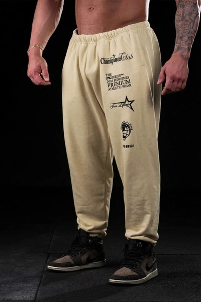 iac iron athletics club بلاك ستار أوفر سايز جوجر